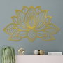 Wallity Lotussa-2 Accesorio Decorativo de Pared Dorado